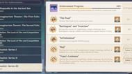 Battlegoat and Ironclaw's achievements (Image via HoYoverse)